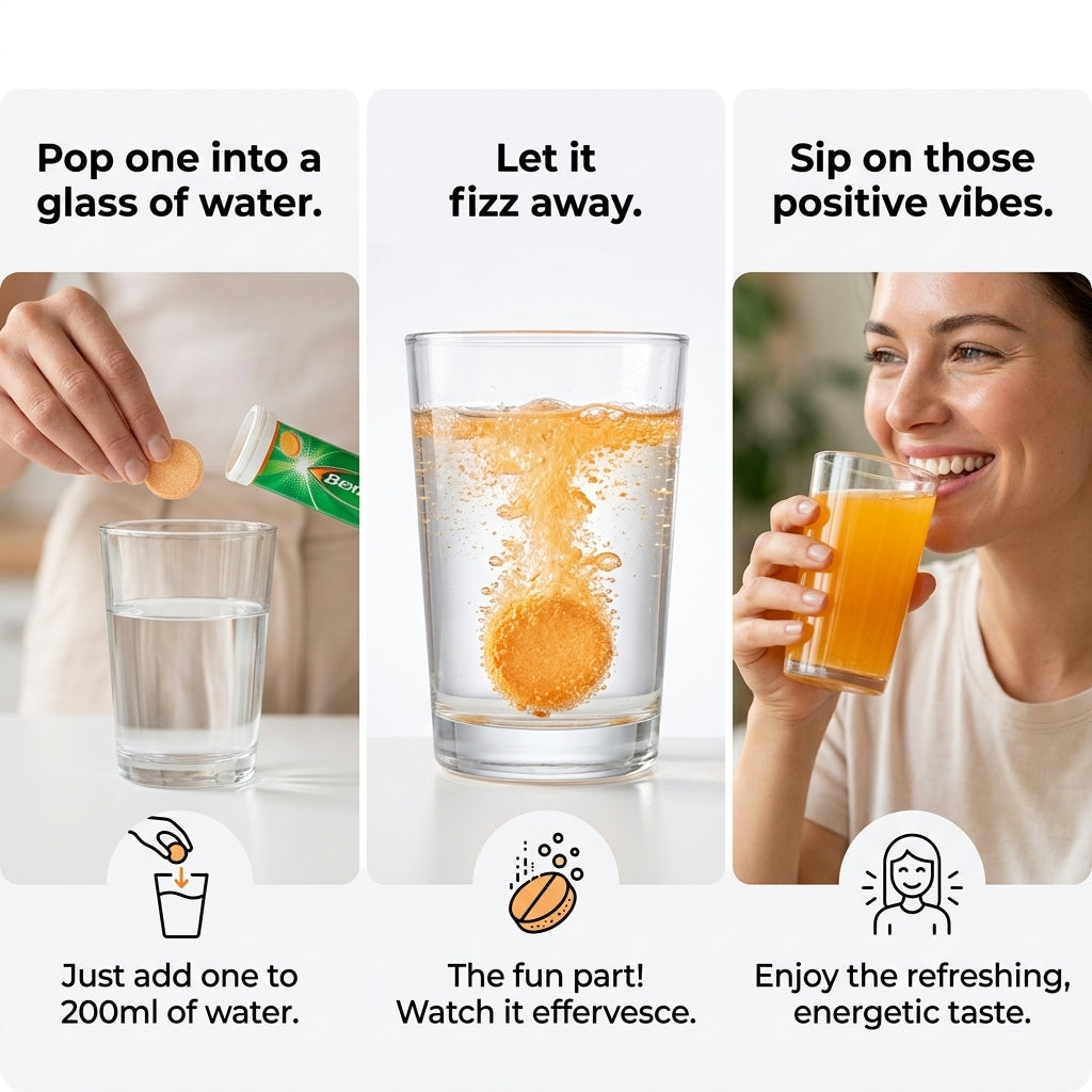Berocca Orange Energy Vitamin Tablets 15tabs
