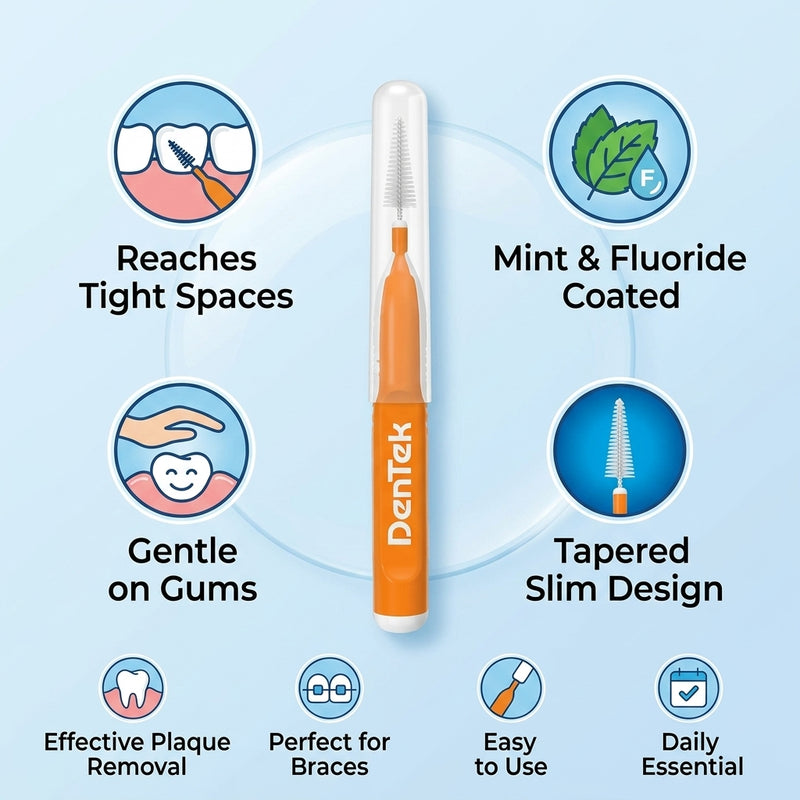 Dentek Interdental Brushes 0.45mm ISO 1