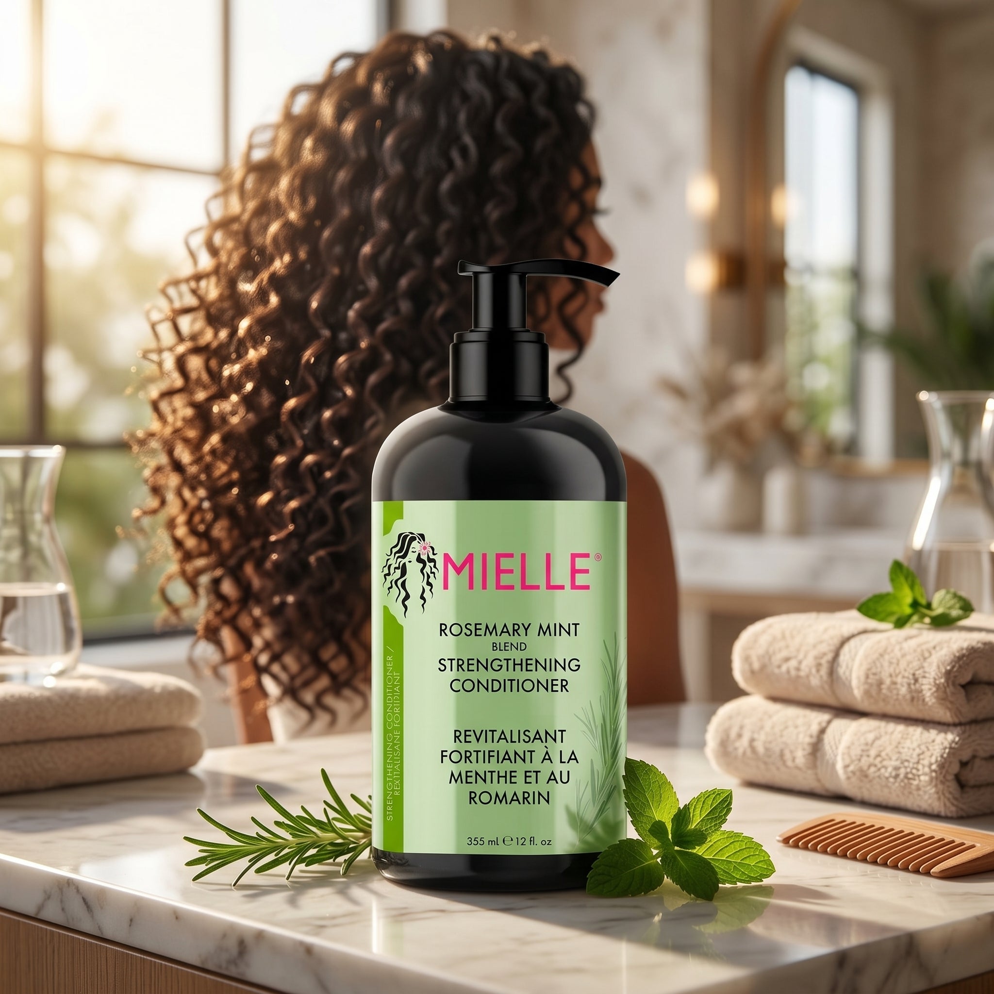 Mielle Organics Rosemary Mint Strengthening Shampoo 355ml