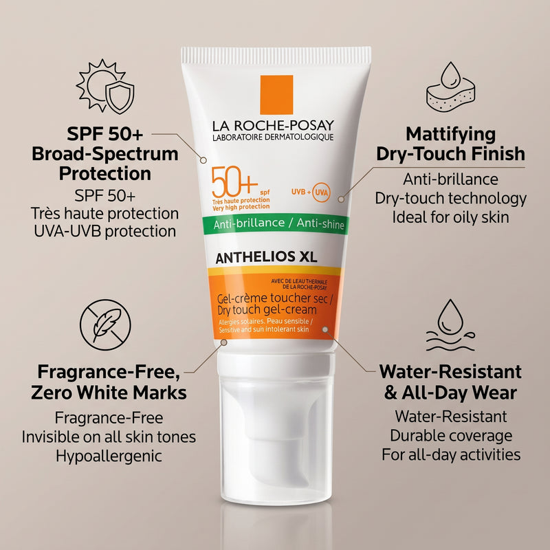 La Rocheposay Anthelios Dry Touch Gel Cream Fragrancefree Spf 50 50ml