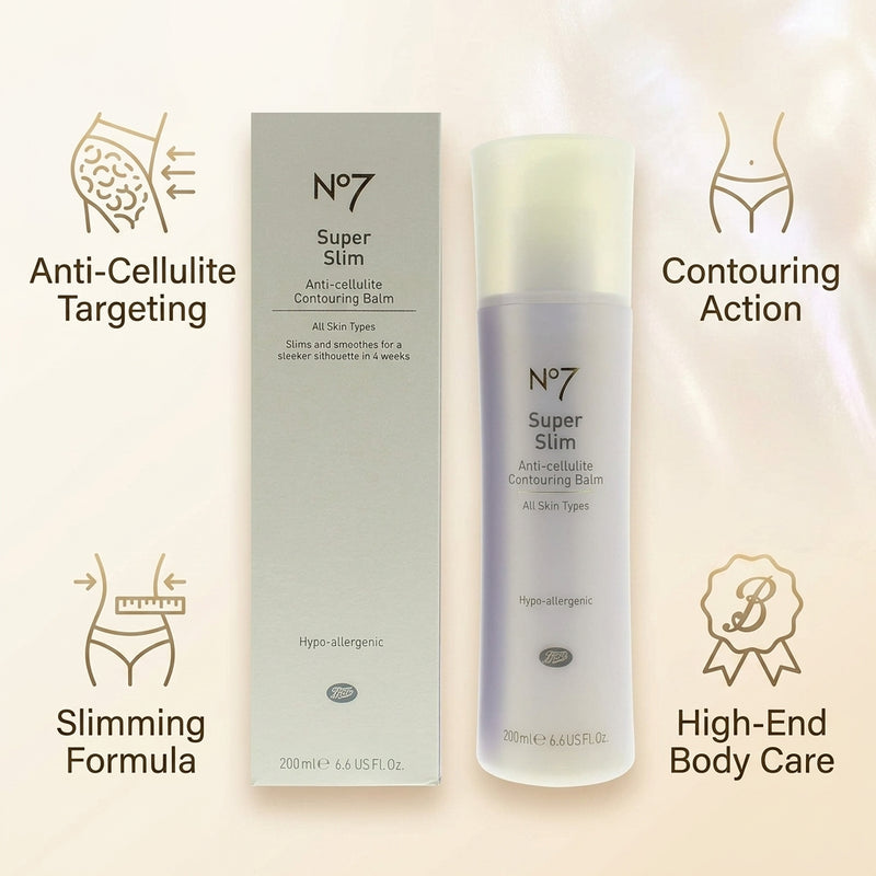 No 7 Super Slim Anti-Cellulite Contouring Balm 200ml