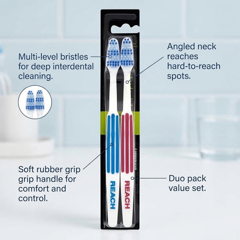 Reach Interdental Medium Duo Toothbrush 2g