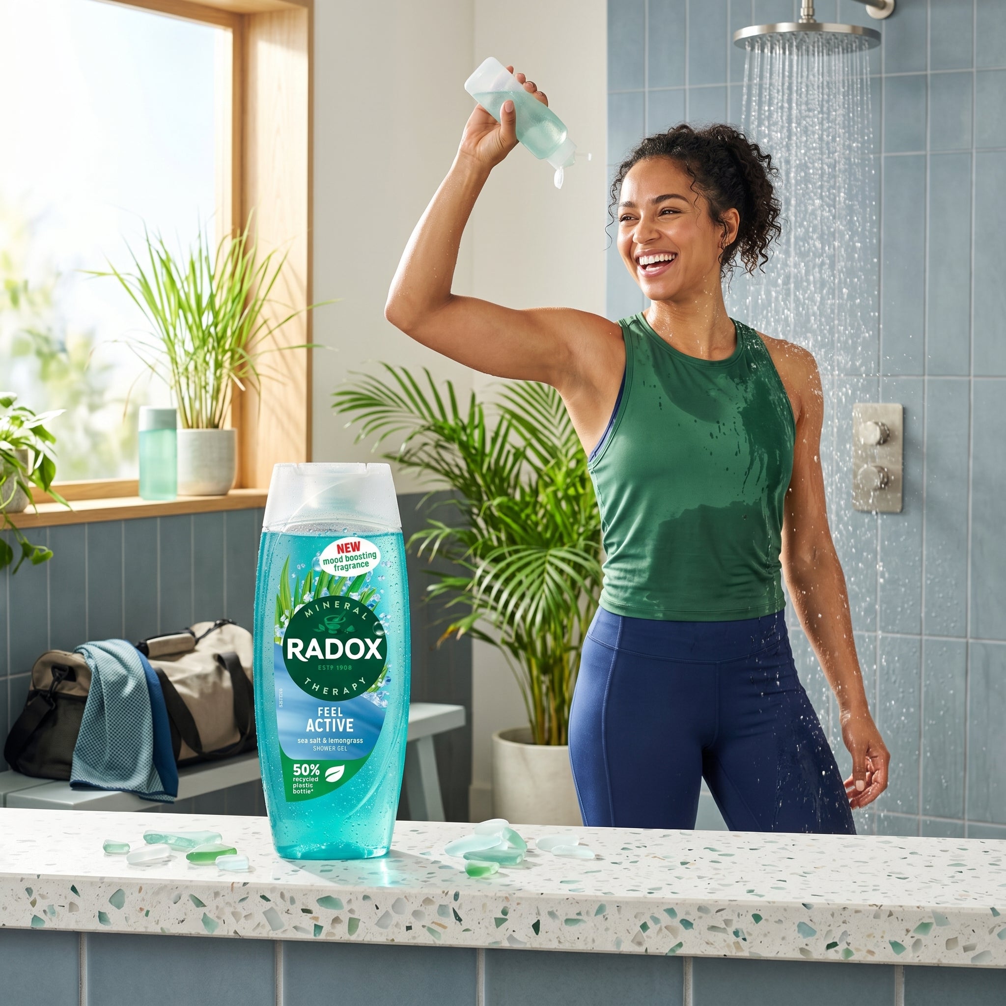 Radox Shower Gel 225ml Feel Active