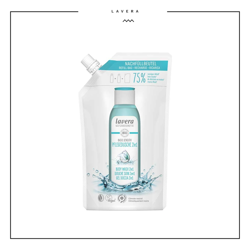 Lavera Basis Body Wash 2in1 (body & hair) Refill 500ml