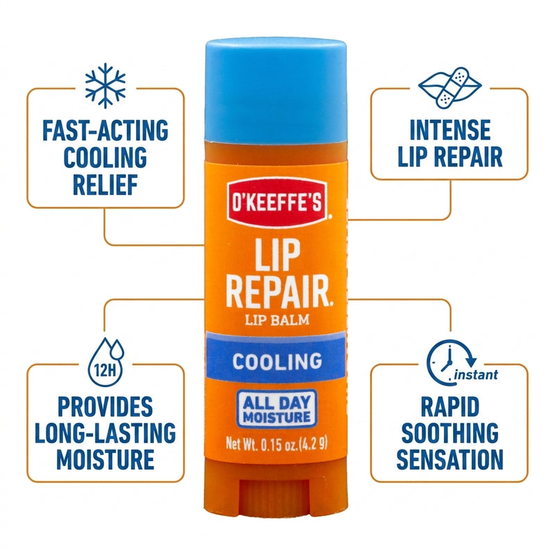 O'Keeffe's Lip Repair Cooling Relief Lip Balm 4.2g