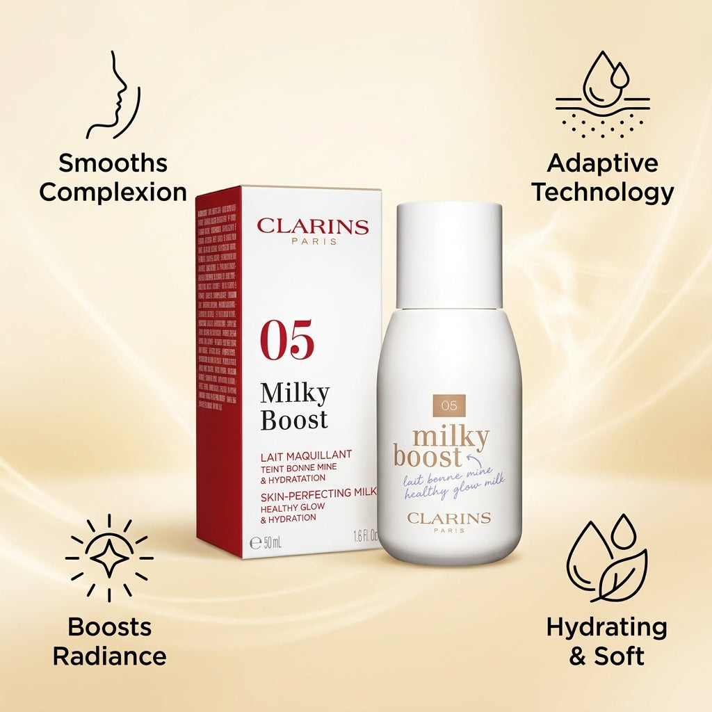 Clarins 05 Milky Sandalwood Boost Skin-Perfecting Milk 50ml