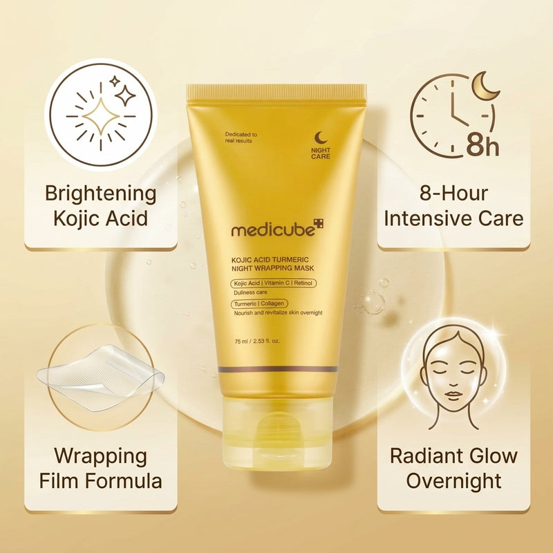 Medicube Kojic Acid Turmeric Night Wrapping Mask 75ml