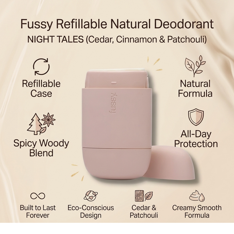 Fussy Refillable Natural Deodorant Night Tales