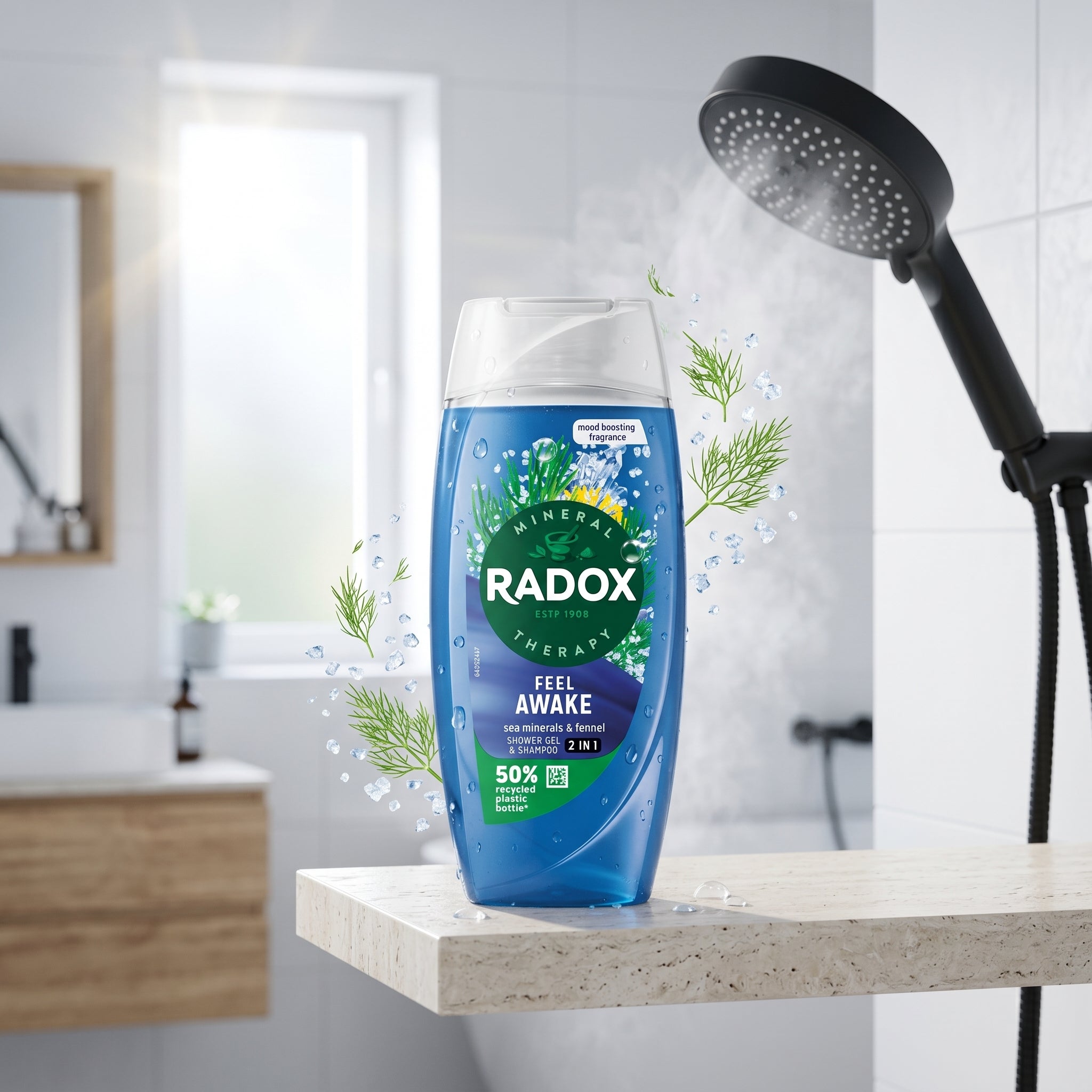 Radox Shower Gel 225ml Feel Awake