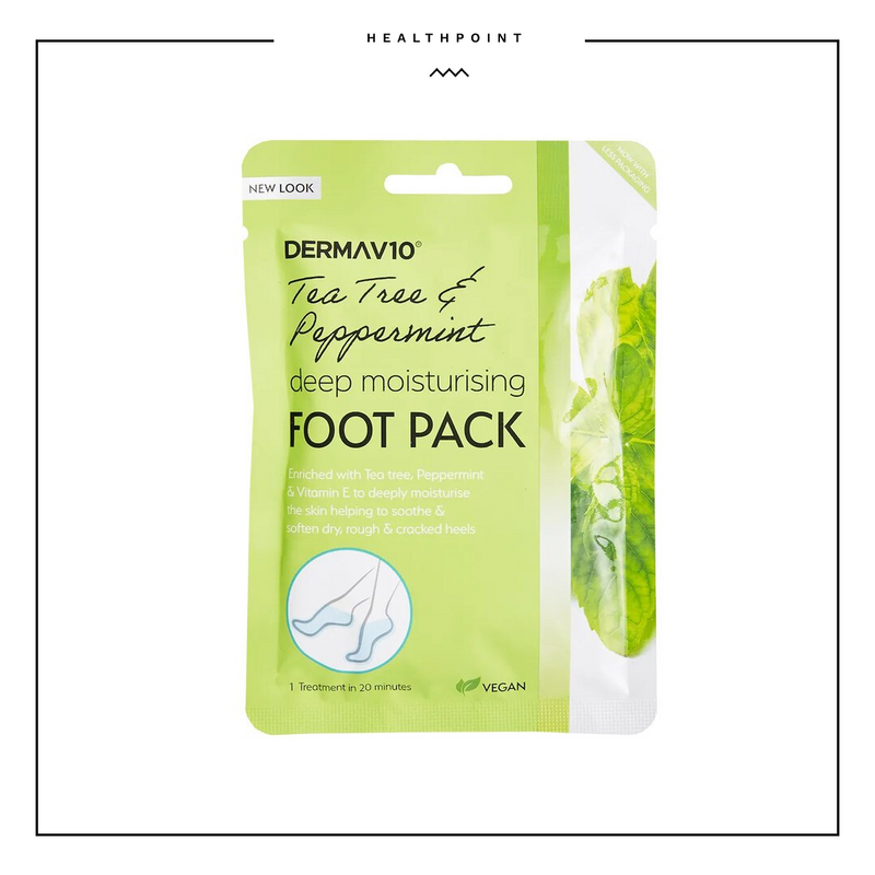 Dermav10 Deep Moisturising Tea Tree & Peppermint Foot