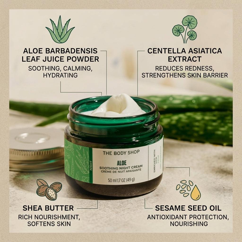 The Body Shop Aloe Soothing Night Cream 50ml