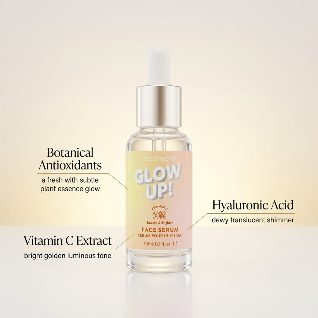 Yes Studio Glow Up Vitamin C Smooth Brighten Face Serum 30ml