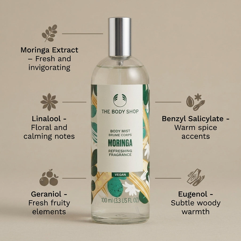The Body Shop Moringa Body Mist 100ml