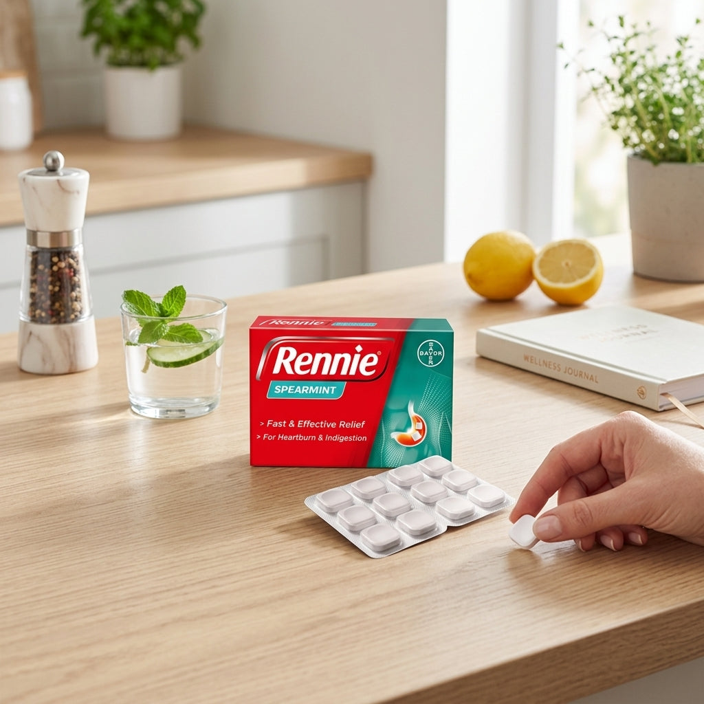 Rennie Spearmint Chewable Tablets 36 tablets