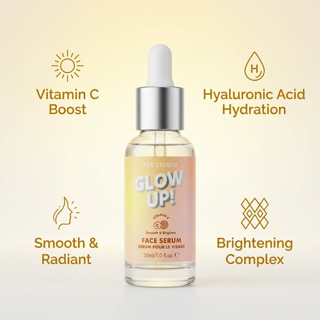 Yes Studio Glow Up Vitamin C Smooth Brighten Face Serum 30ml