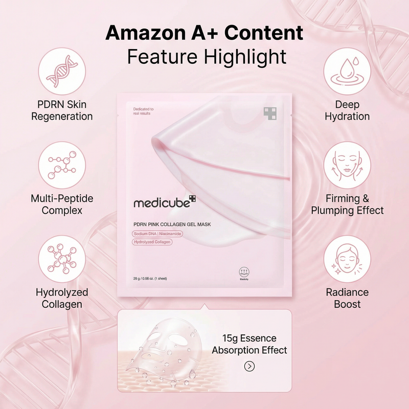 Medicube PDRN Pink Collagen Gel Mask 4Sheets