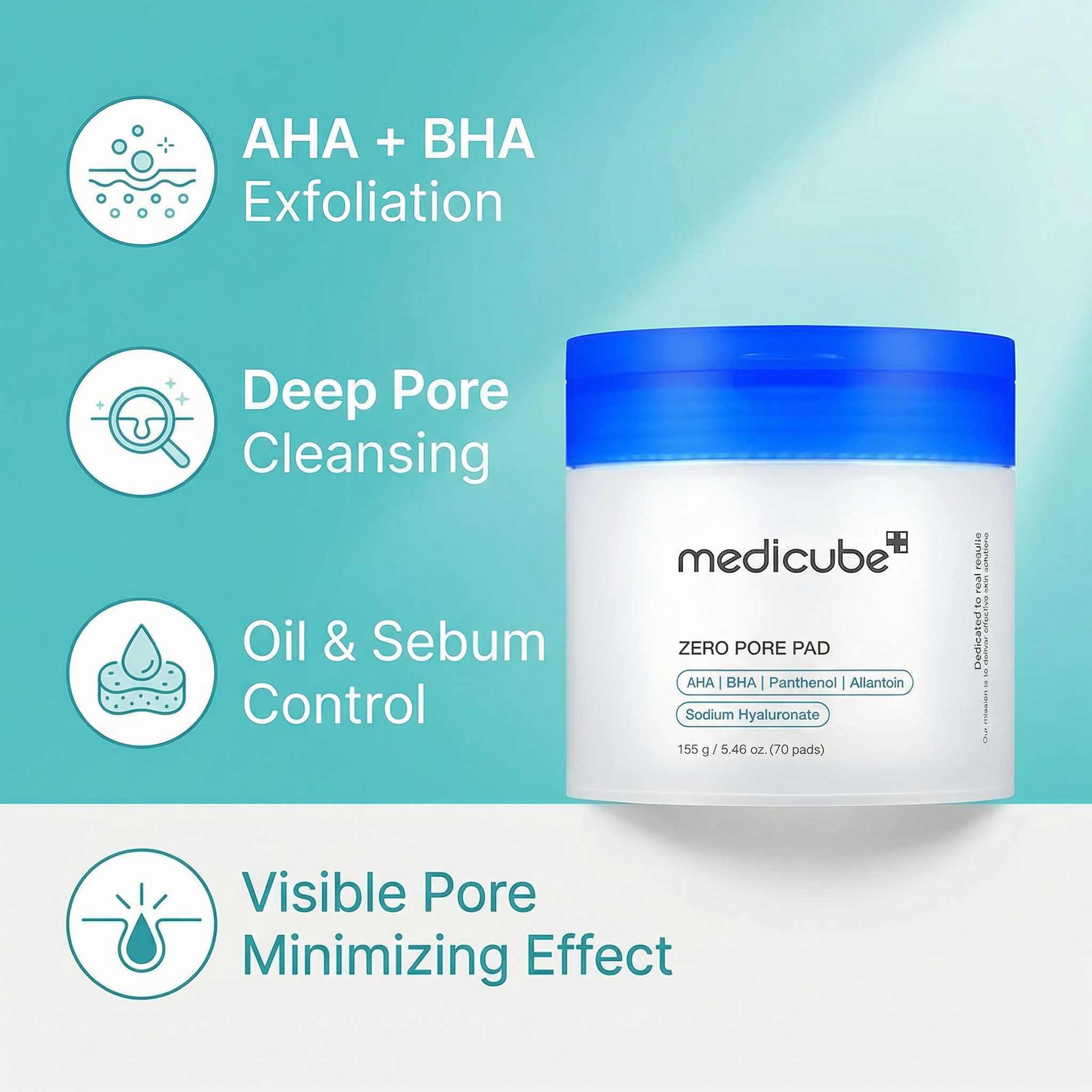 Medicube Zero Pore Pad 155g