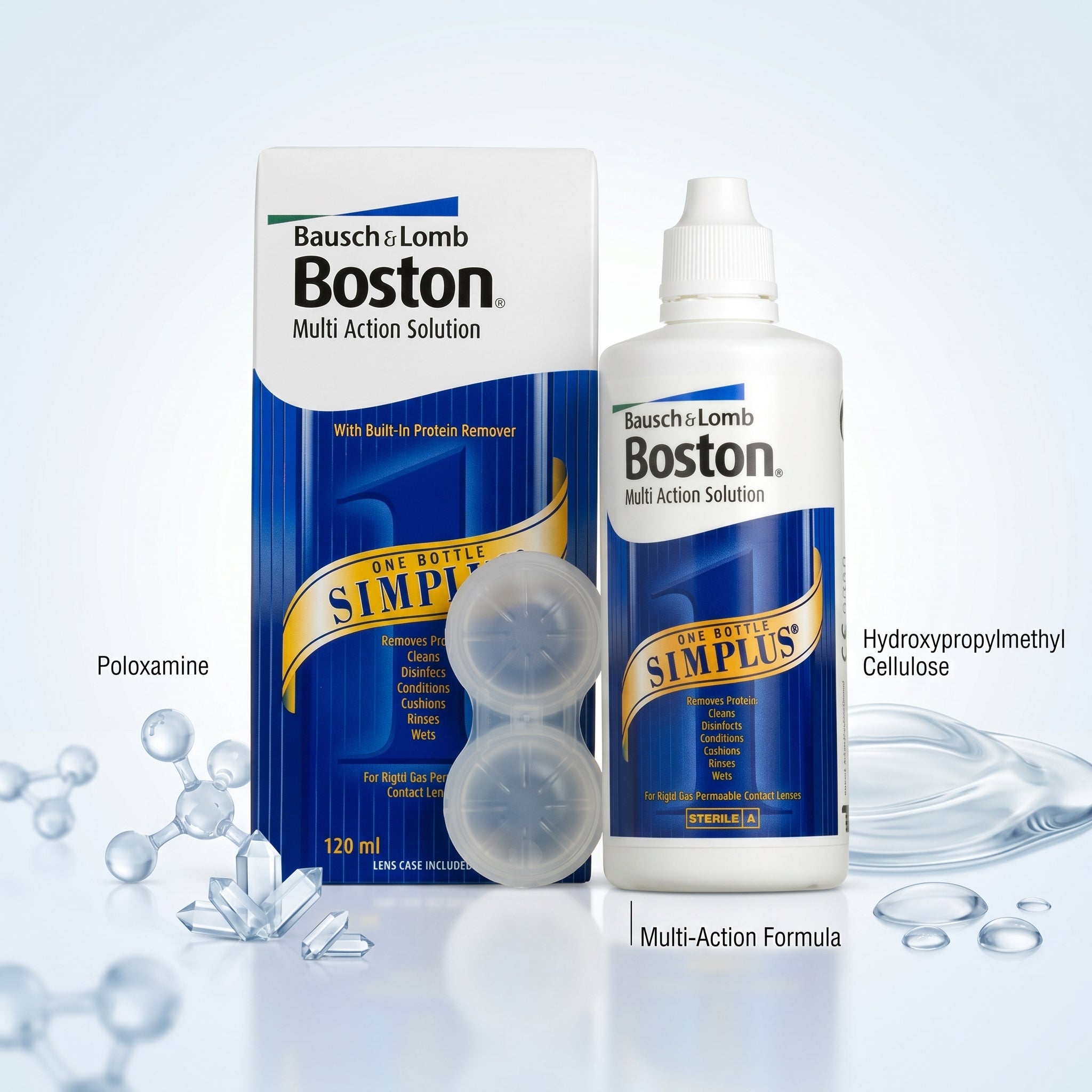 Bausch + Lomb Boston Simplus Multi-Action Solution 120ml