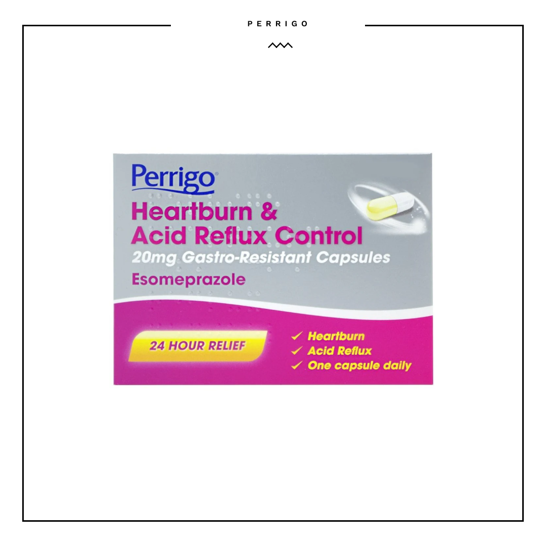 Perrigo Heart Burn & Acid Reflux Control 20mg 7 Caps