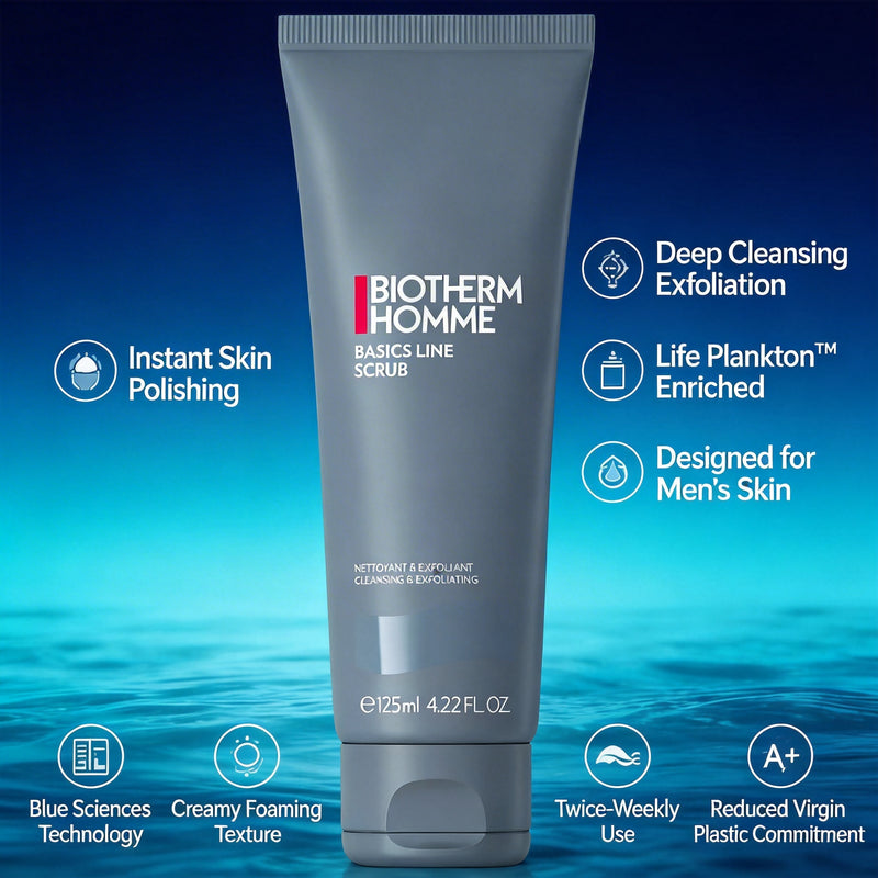 Biotherm Homme Basics Lines Scrub 125ml