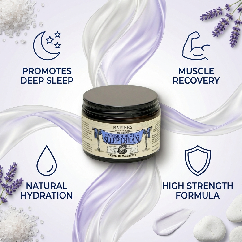 Napiers Magnesium Muscle & Sleep Cream 100ml