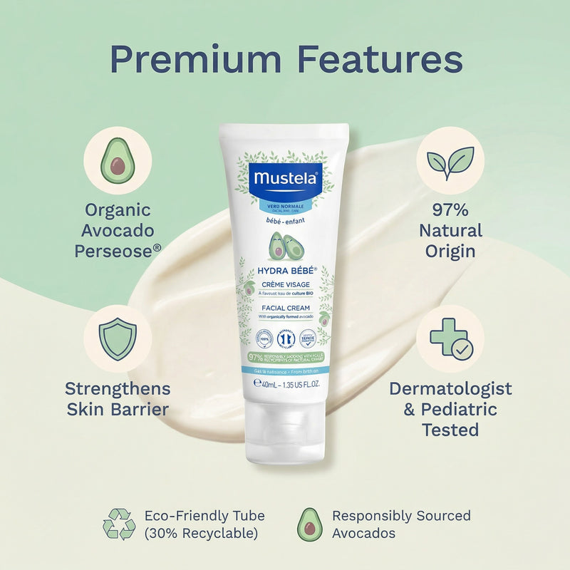 Mustela Hydra Bebe Facial Cream 40ml