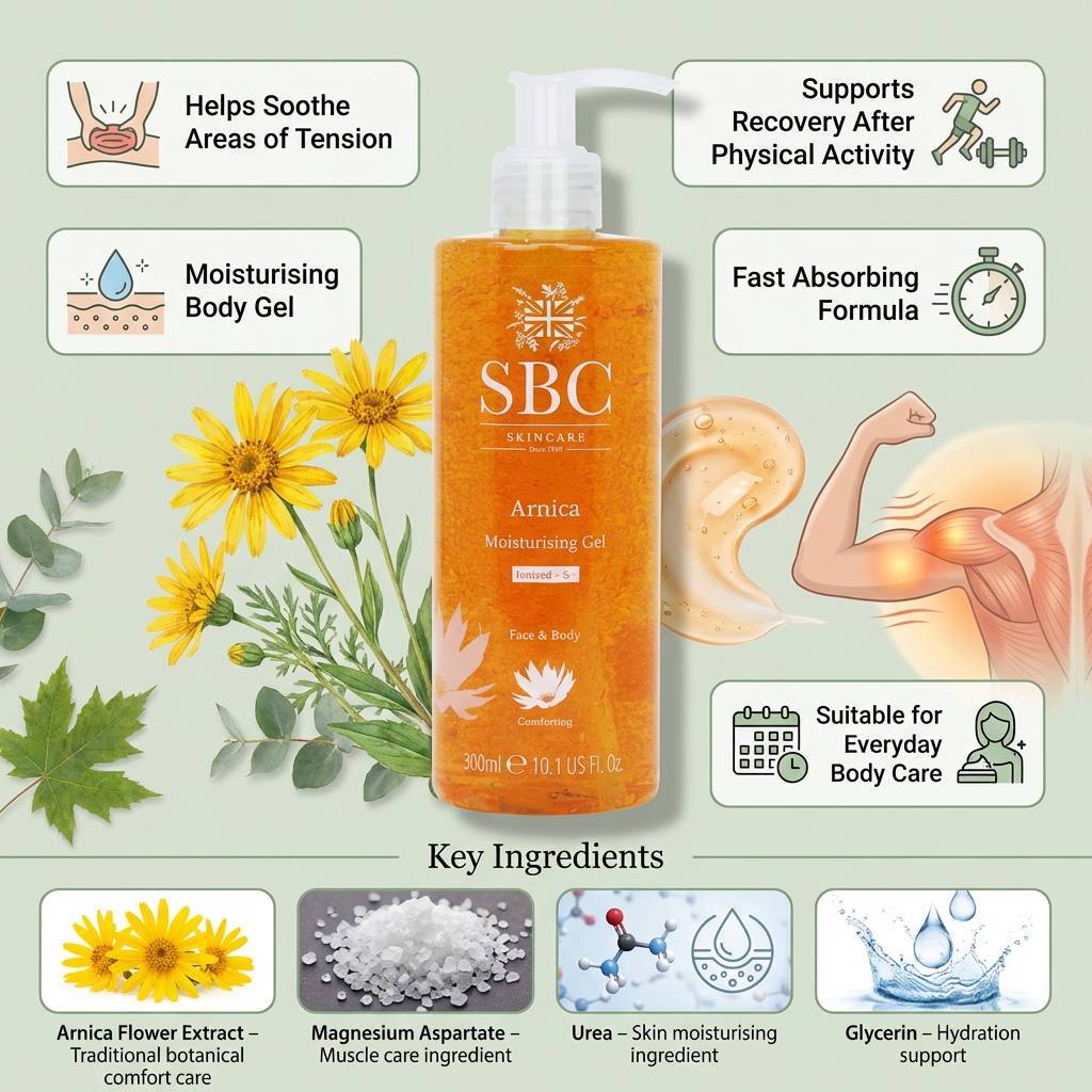 SBC Skincare Arnica Moisturising Gel 300ml