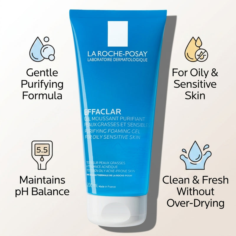 La Roche-Posay Effaclar Purifying Foaming Gel 200ml