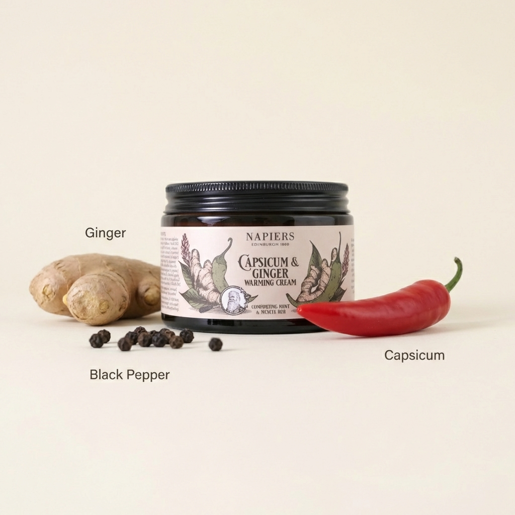 Napiers Capsicum & Ginger Warming Cream 100ml