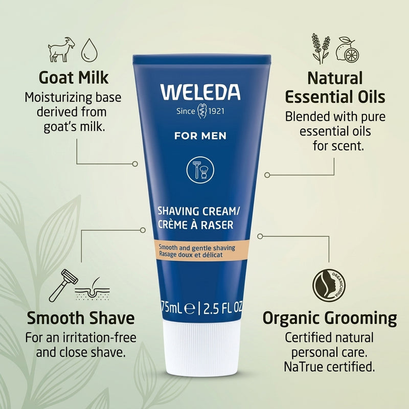 Weleda For Men Shaving Cream 75ml