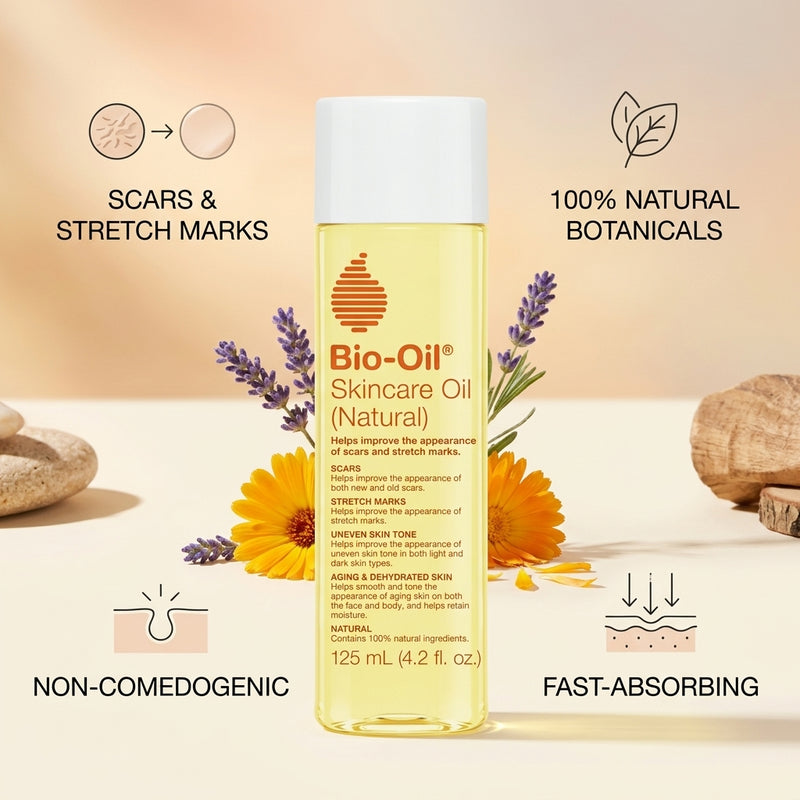 Bio-Oil Natural Oil For Scars and Stretch Marks 125ml