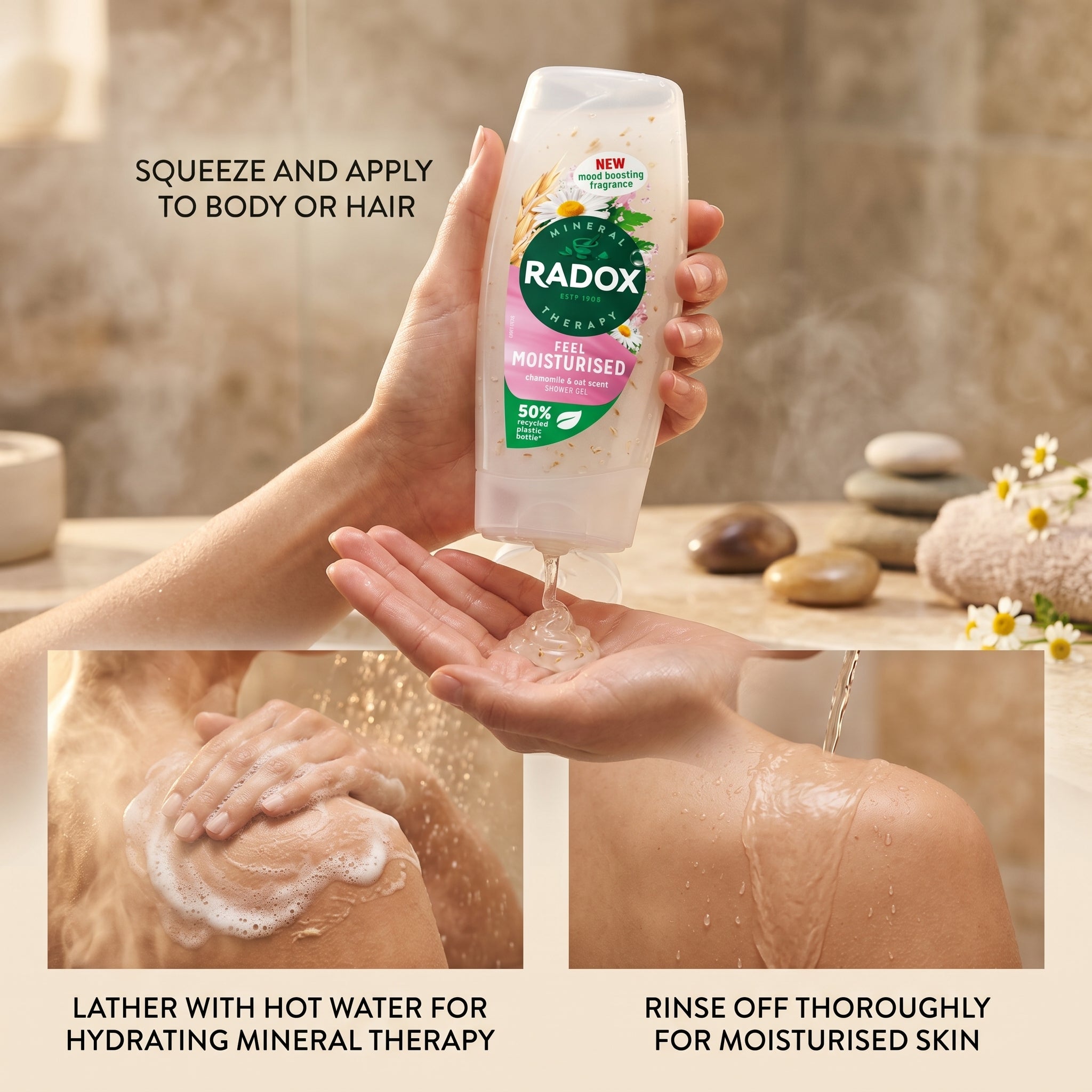 Radox Shower Gel 225ml Feel Awake