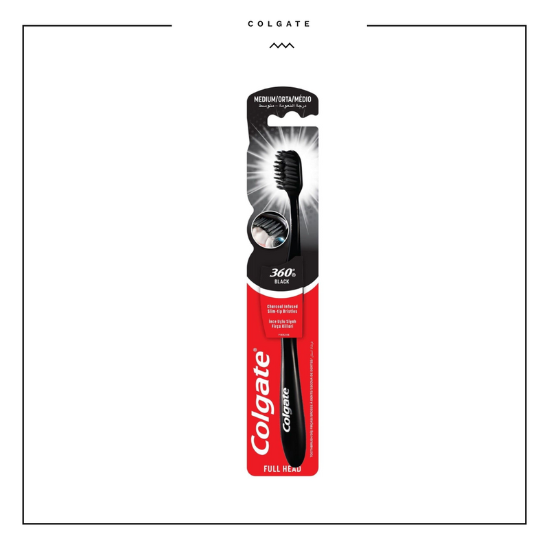 Colgate 360 Charcoal Toothbrush 1Pc