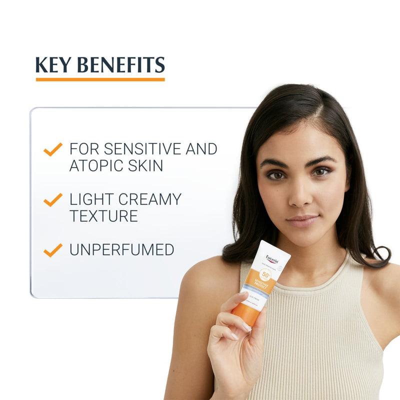 Eucerin Sun Sensitive Protect Creme spf50+ (50ml)