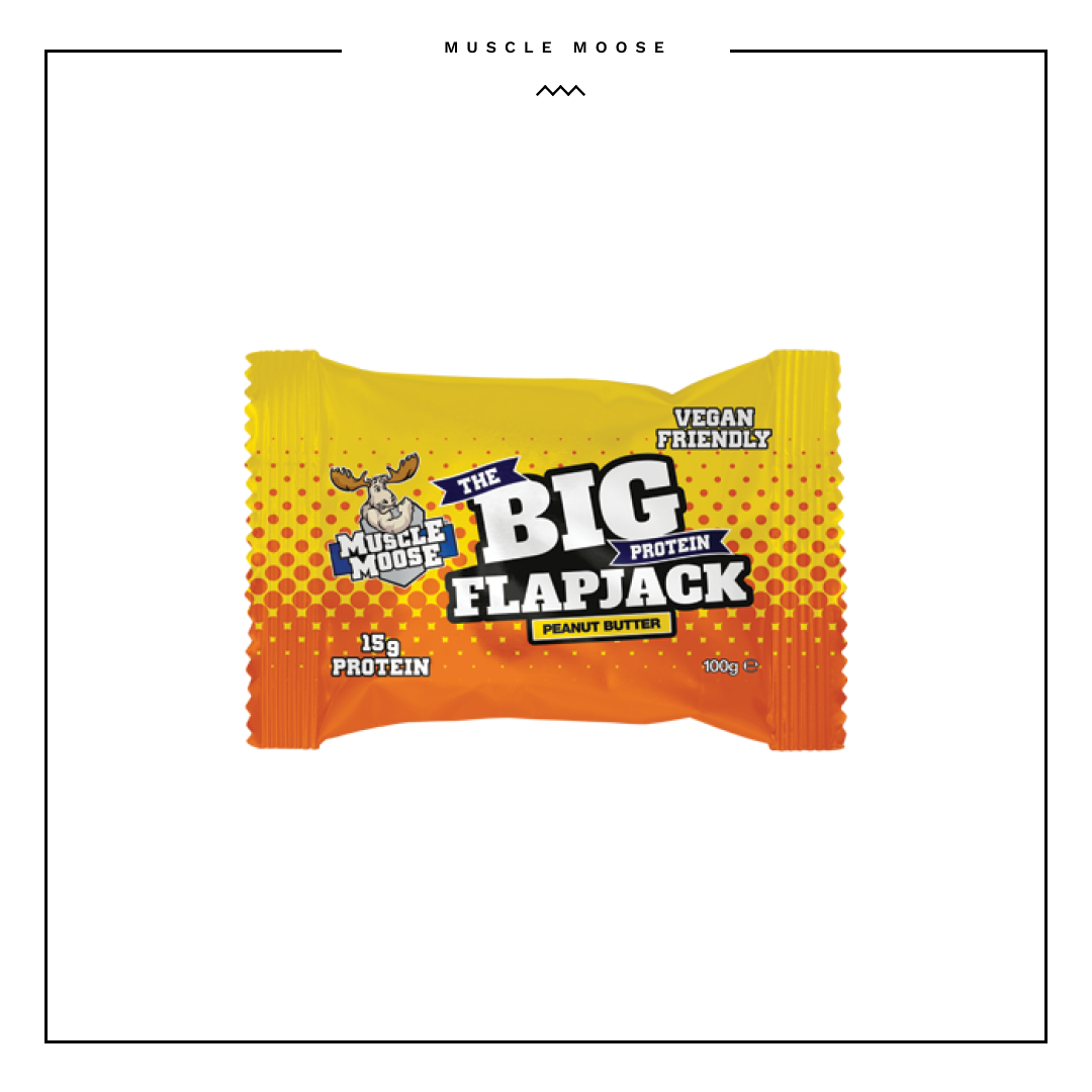 Muscle Moose Big Protein Flapjack Peanut Butter 100g
