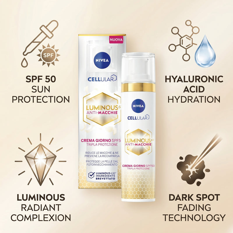 Nivea Cellular Luminous 630 Anti Macchie Crema Giorno 40ml