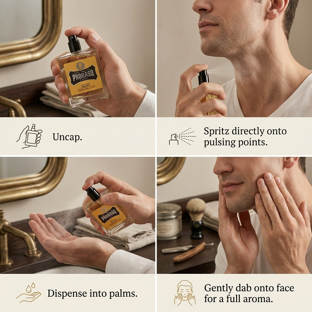 Proraso Wood & Spice Eau de Cologne 100ml