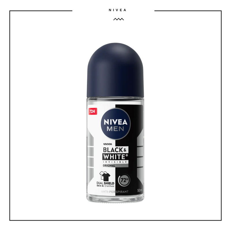Nivea Black & White Invisible Original 72h x5 Anti-Perspirant 50ml