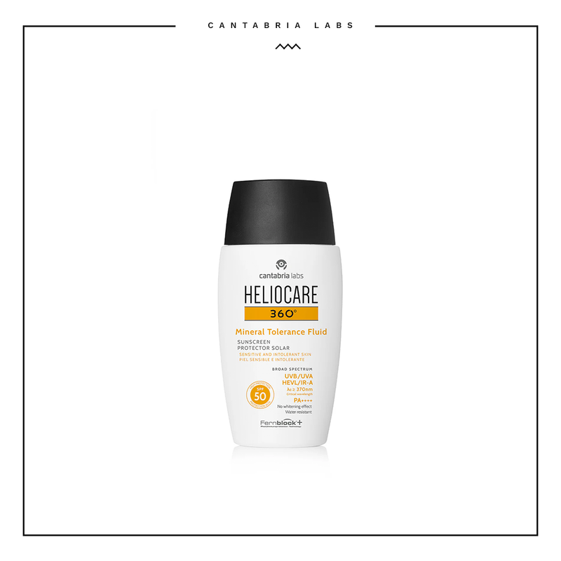 Heliocare 360 Mineral Tolerance Fluid Sunscreen SPF 50 50ml