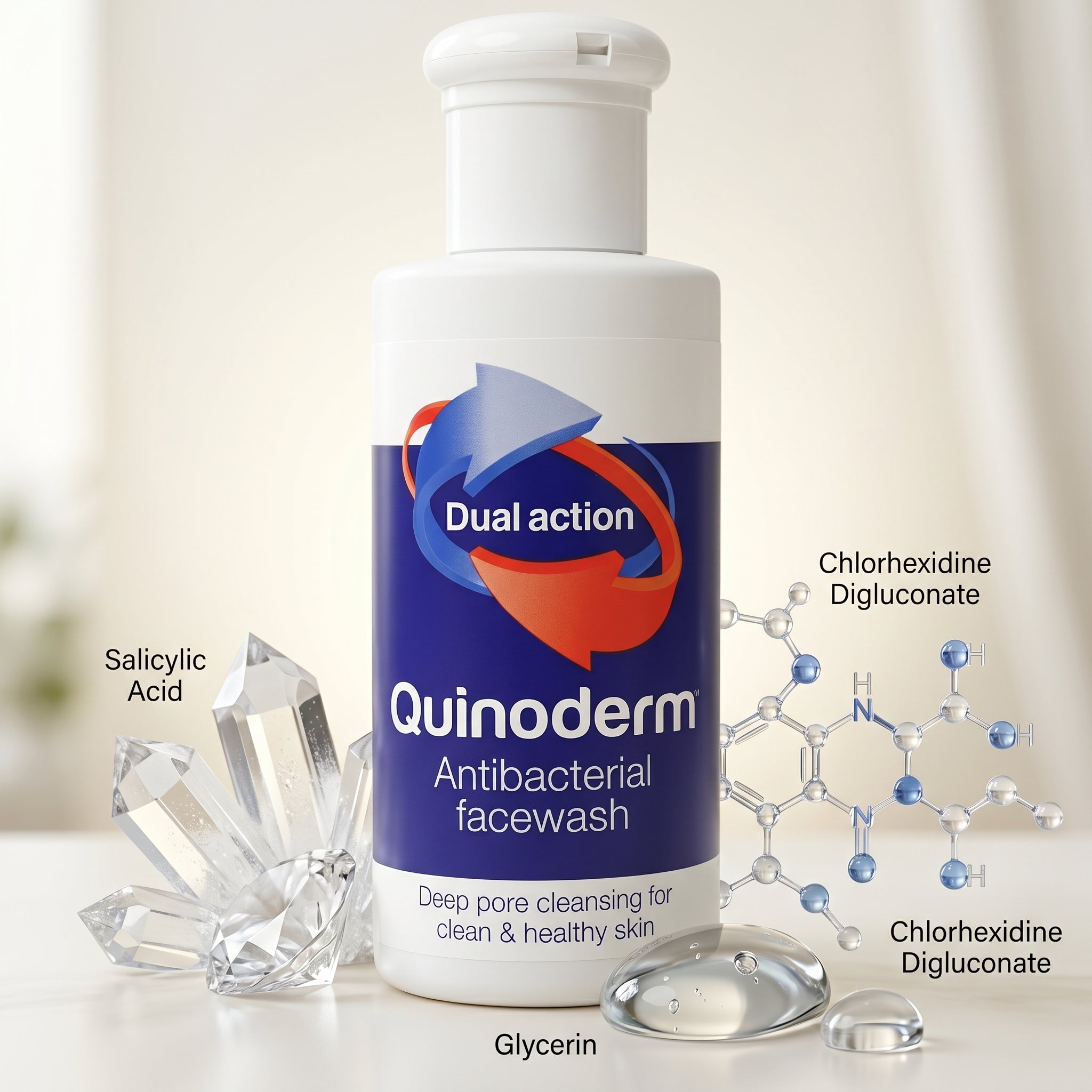 Quinoderm Face Wash - 150ml