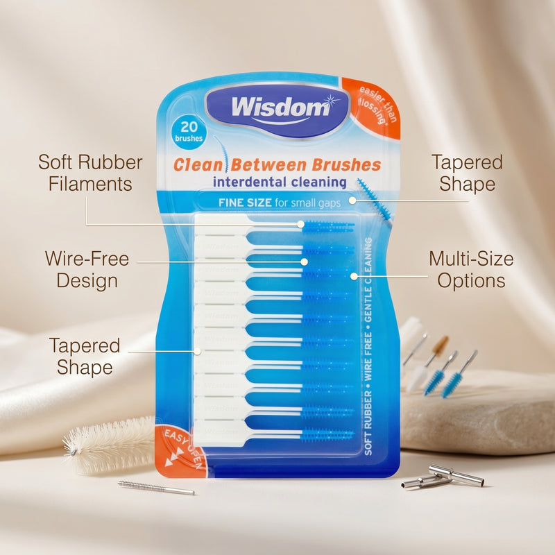 Wisdom Clean Between Interdental Brushes 20 Brushes