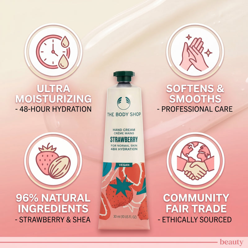 The Body Shop Strawberry Hand Cream, 30 ml