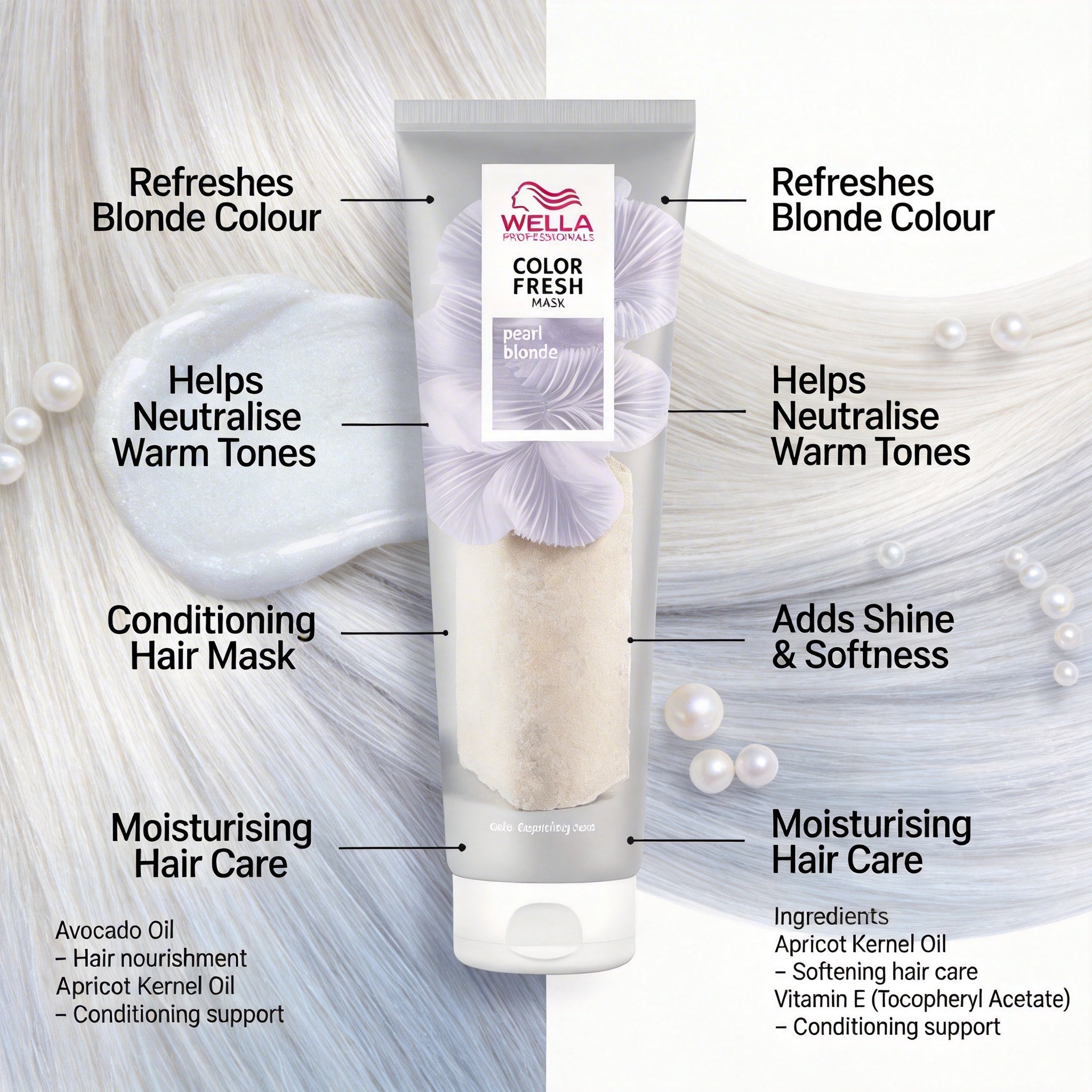Wella Professionals Color Fresh Mask Pearl Blonde 150ml