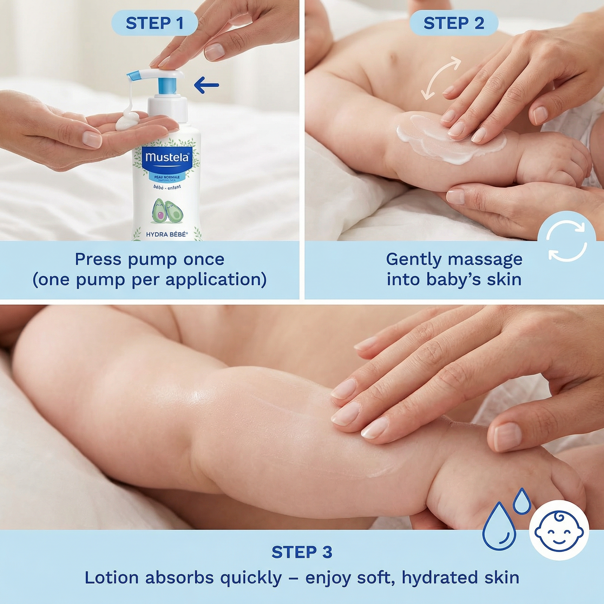 Mustela Hydra Bebe Body Lotion 500ml