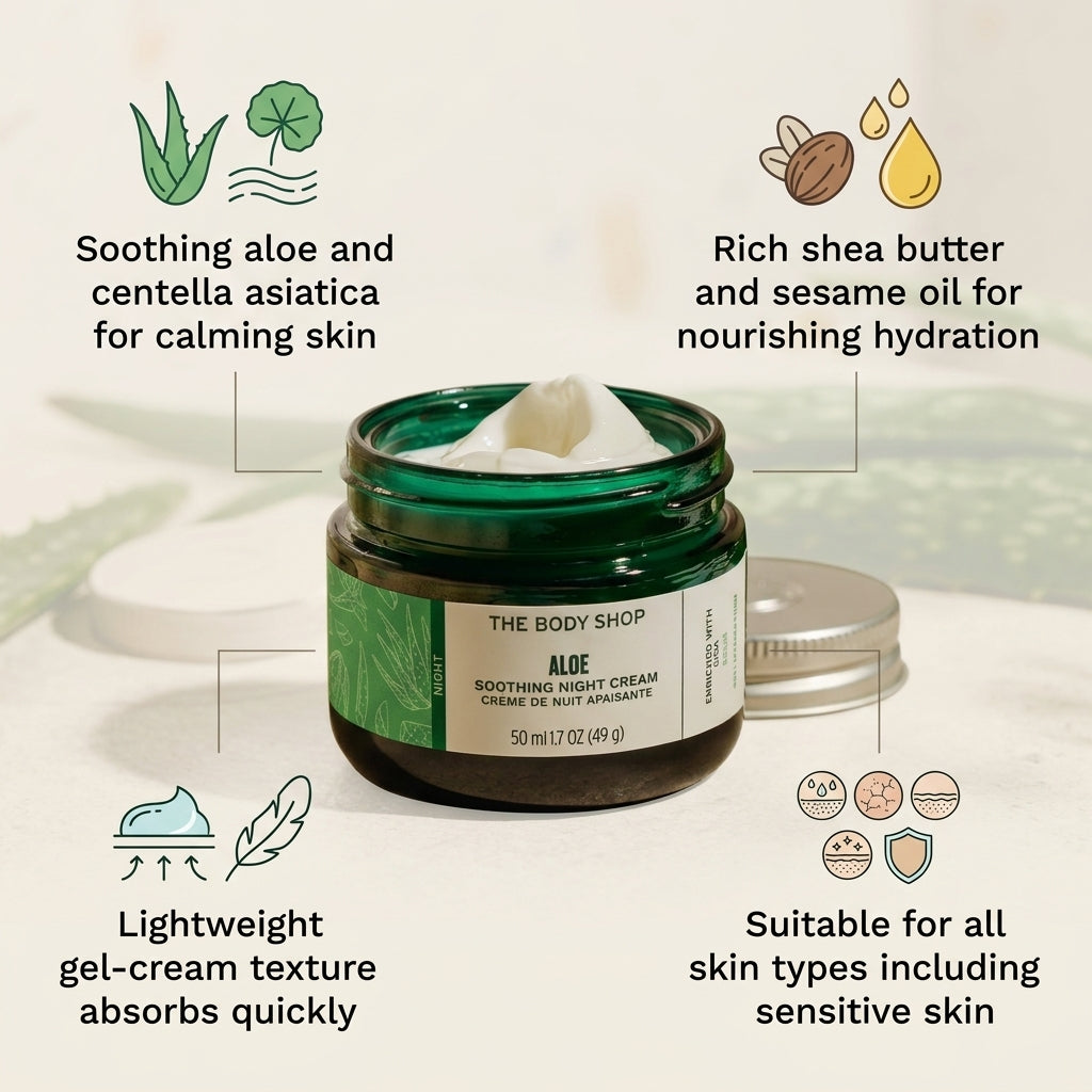 The Body Shop Aloe Soothing Night Cream 50ml