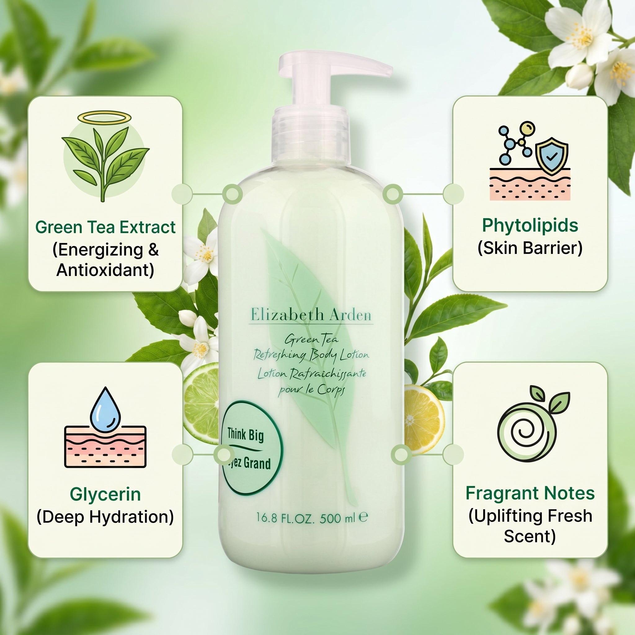 Elizabeth Arden Green Tea Refreshing Body Lotion 500ml