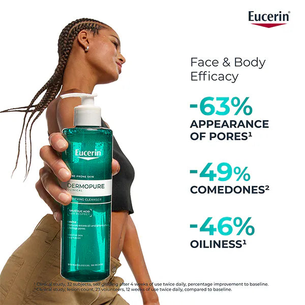 Eucerin DERMOPURE CLINICAL PURIFYING CLEANSER (200ml)