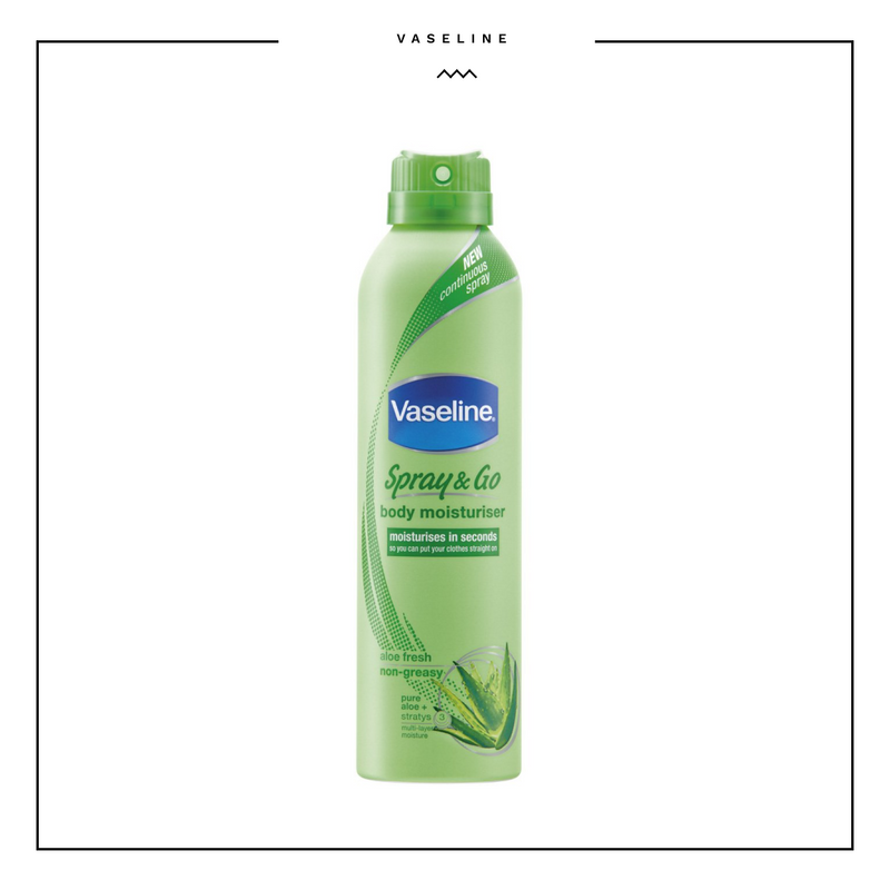 Vaseline Spray & Go Aloe Fresh 190ml Skin Care