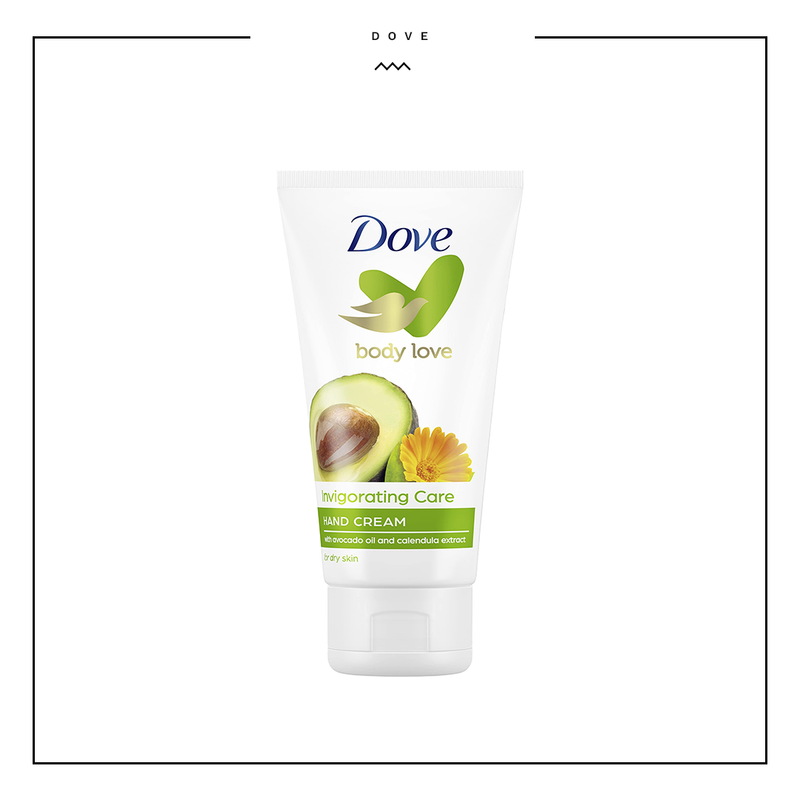 Dove Body Love Avocado Hand Cream For Dry Skin 75ML