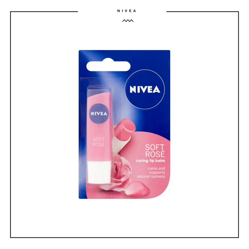 Nivea Soft Rose Lip Balm 4.8g